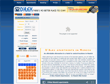 Tablet Screenshot of munich-appartments.com
